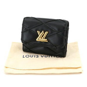LOUIS VUITTON Martage Bifold Wallet Leather Black